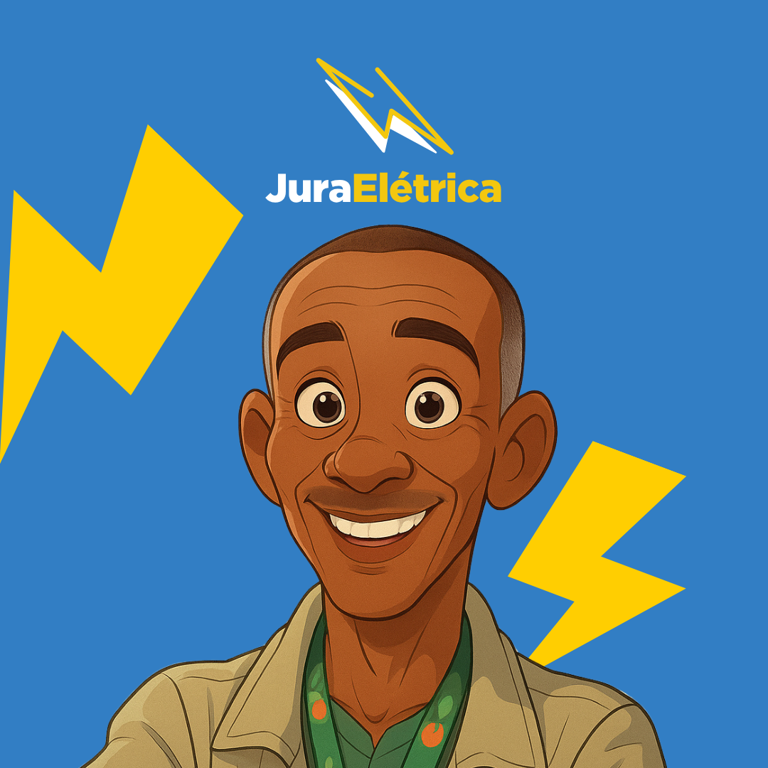 Mascote oficial da JuraElétrica